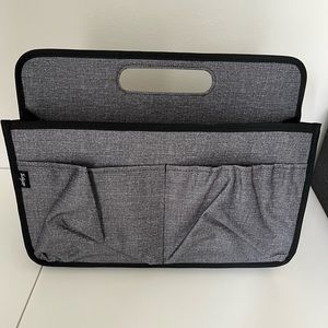Thirty-one Deluxe Double Duty Caddy!  Charcoal Crosstitch